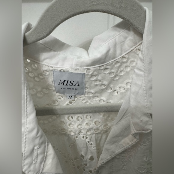 Misa Los Angeles Medium Joanna Eyelet Romper 🥥⚡️ - Picture 4 of 5